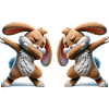 Rabbit Dabbing Comic 2