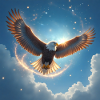 Power Animal Eagle in the Sky