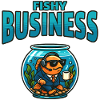Fischgeschäft im Aquarium