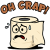 Oh Crap Toilet Paper Drawing