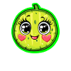 Sweet melon with heart
