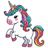 Regenbogen-Einhorn