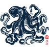 Octopus with Kanji