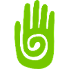 Shaman - Healing Hand & Protection Symbol - Green