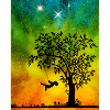 Child on the swing