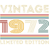 1972 Birthday 1972 Retro 1972 Gift 1972