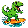 surfing t rex