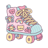 Cute Pastel Roller Skate