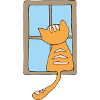 Chat à la fenêtre