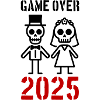 Game Over 2025 Hochzeit Ehepaar
