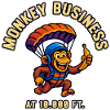 Monkey parachutist at 10,000 ft