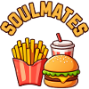 Soulmates Burger Fries Soda