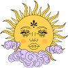 Clouds and sun