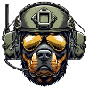 Rottweiler Military Design