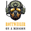 Rottweiler on a mission