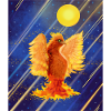 Cosmic Glowing Firebird: Cyber-Semurg