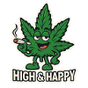 Leafy High & Happy Cartoon