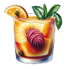 Peach cocktail