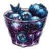 Blaubeercocktail