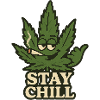 Stay Chill Cannabis Leaf