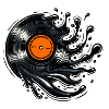 Vinyl Splash – Retro Music Style