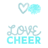 Peace Love Cheer Design