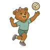 Volleyball - Bear