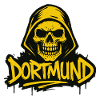 Dortmund Graffiti Totenkopf
