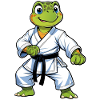 Karate Turtle Cartoon - Martial Arts