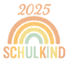 Schulkind 2025 Einschulung Regenbogen