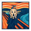 The (almost) serene Scream
