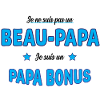 Beau-Papa Bonus Bleu Cartoon