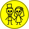 Wedding Skeleton Funny Couple