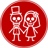 Wedding Skeleton Funny Couple