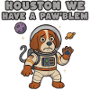 Space Dog in Spacesuit – Paw'blem