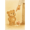 Bär und Kuchen