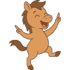Dancing colt