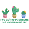 Cute cactus without problems