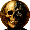 Cyber Punk Skull