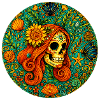 Zentangle Skull