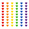 Rainbow Flag Hearts