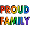 Proud Family - rainbow text