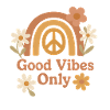 Boho Retro Blumen Design
