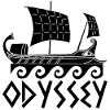 Ulysses and his odyssey (black)
