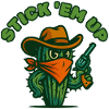 Cactus Cowboy with Bandana and Hat
