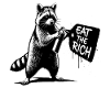 Raccoon Sprayer - EAT THE RICH