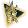 Seahorse in a triangle