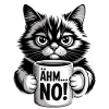 Mikrometer... Nej! Kat Med Kaffe Humor
