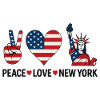 Peace Love New York