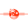 Beach Palm Trees Sea